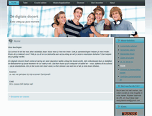 Tablet Screenshot of dedigitaledocent.net